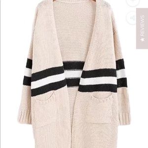 Stripe Colorblock Cardigan
